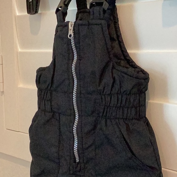 Carters Black Snow Bibs Pants, Size 12 months, NEW condition. - Picture 4 of 7